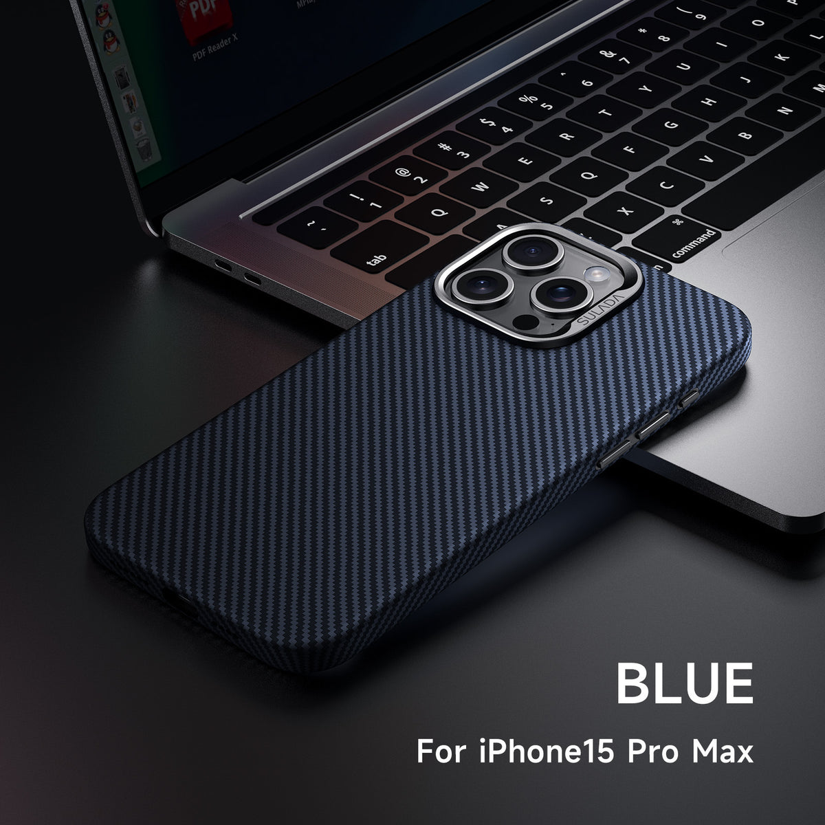 Kevlar Texture Magnetic Cover