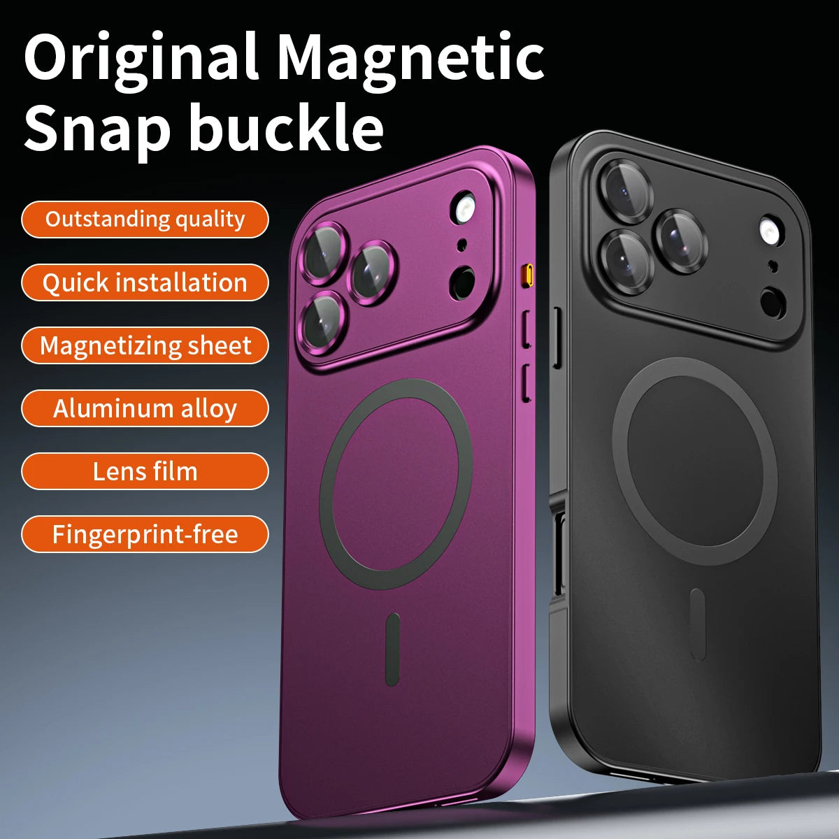 Aluminum Frame Magnetic Cover