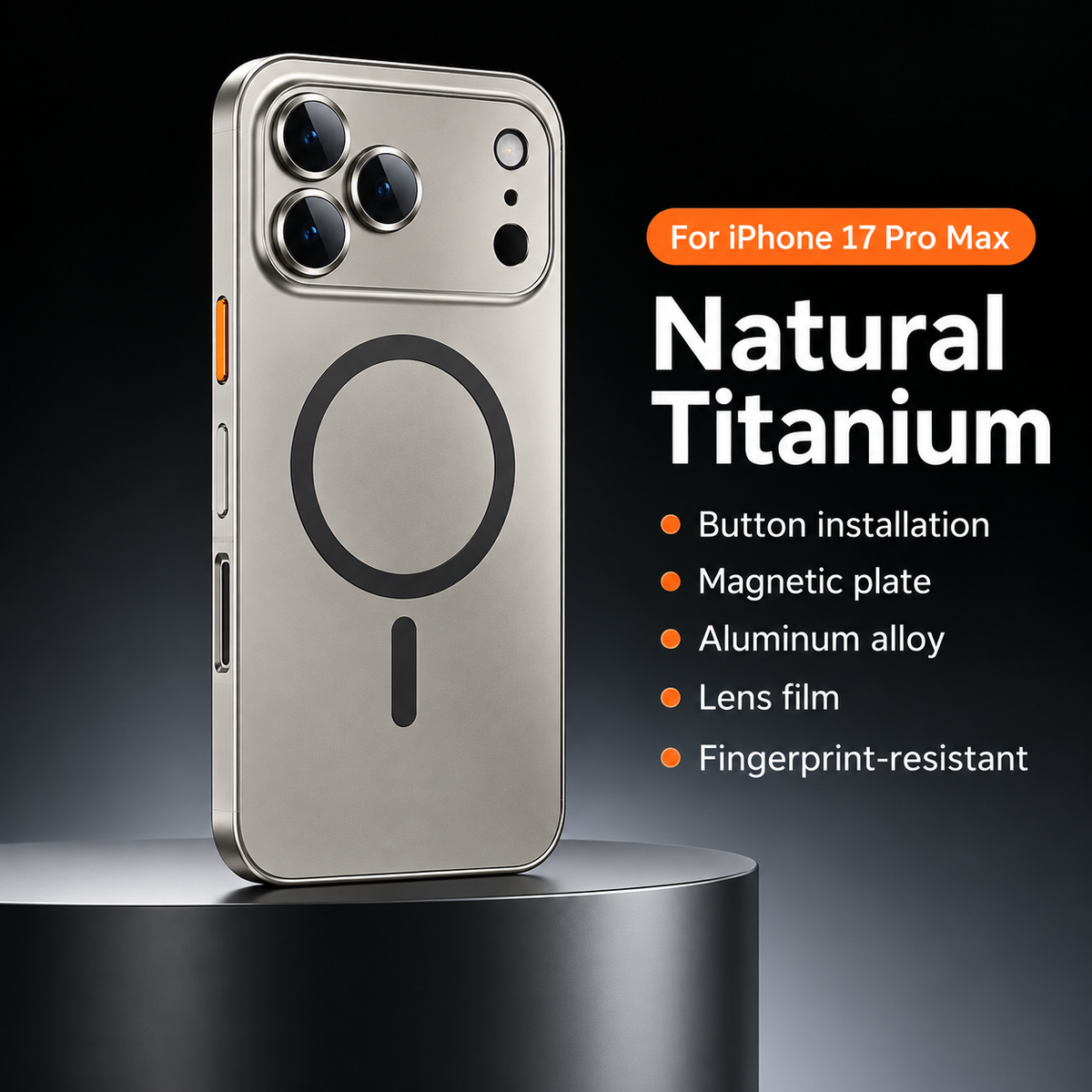 Aluminum Frame Magnetic Cover