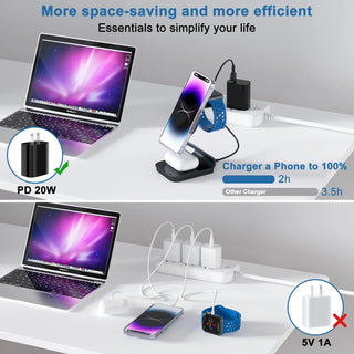 3 in 1 Wireless Charging Station