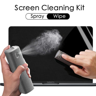 2in1 Microfiber Screen Cleaner Spray Bottle Set - Case A&E