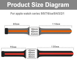 Magnetic buckle Silicone Strap