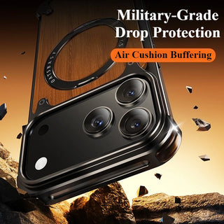 Walnut Wood 360° Stand Cover