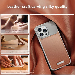 Aromatherapy Metal Leather Cover