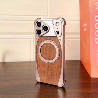 Walnut Wood Metal Cover