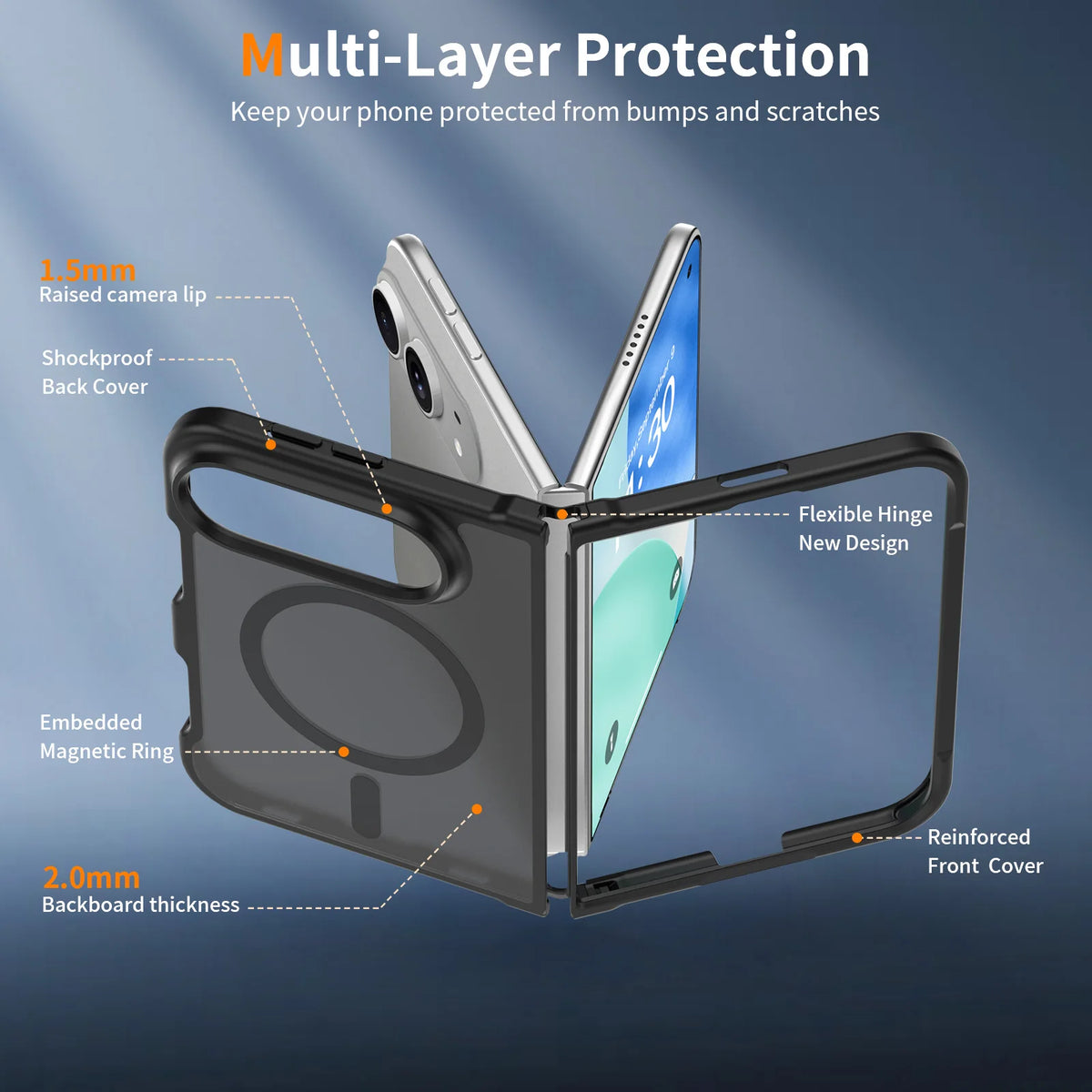 Matte MagSafe Case for iPhone Duo