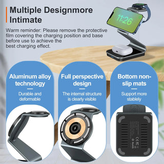 3 in 1 Wireless Charging Station