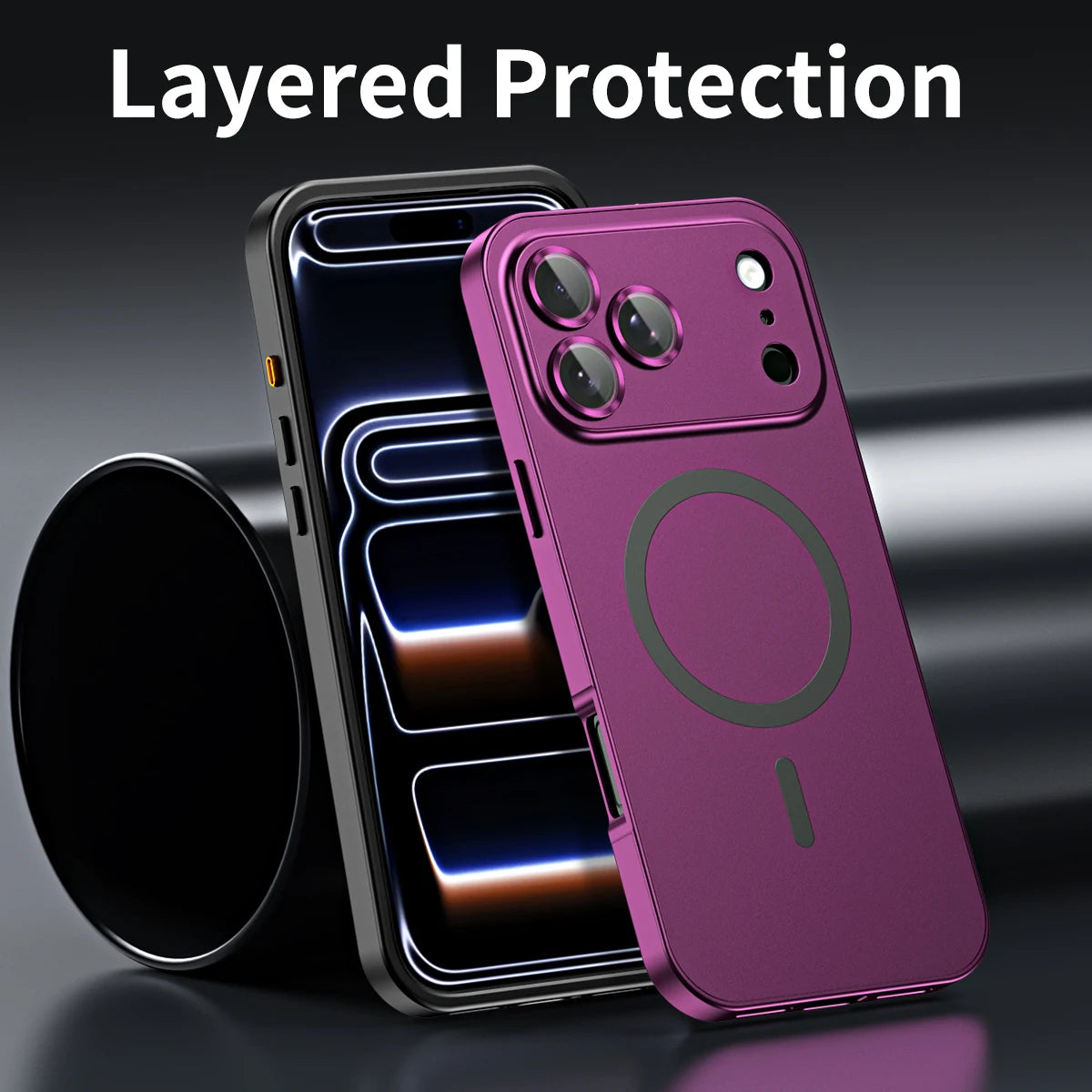 Aluminum Frame Magnetic Cover