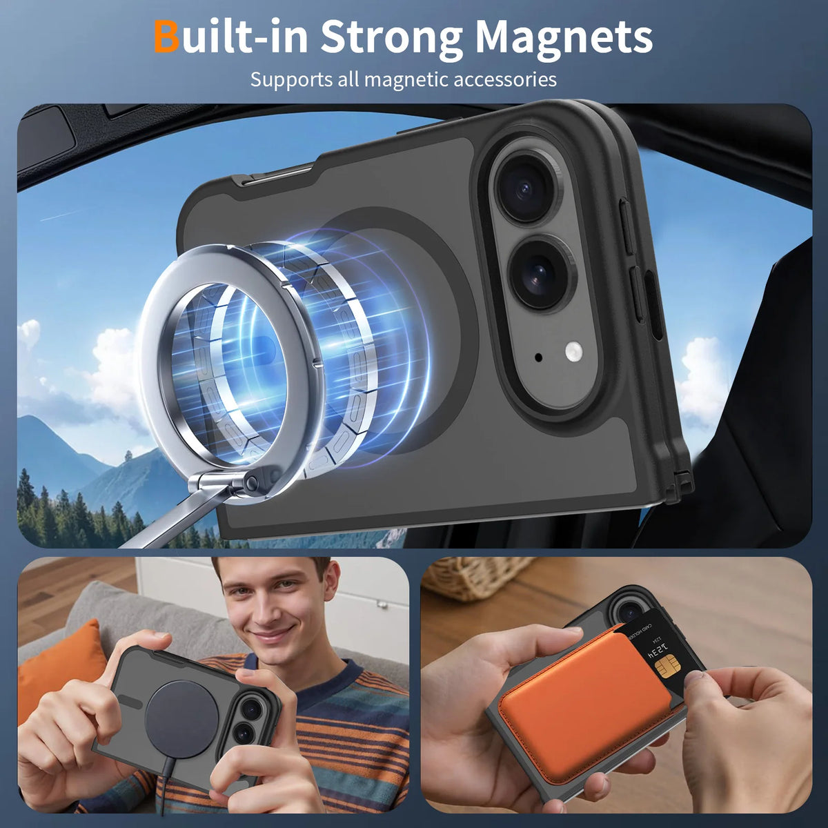 Matte MagSafe Case for iPhone Duo