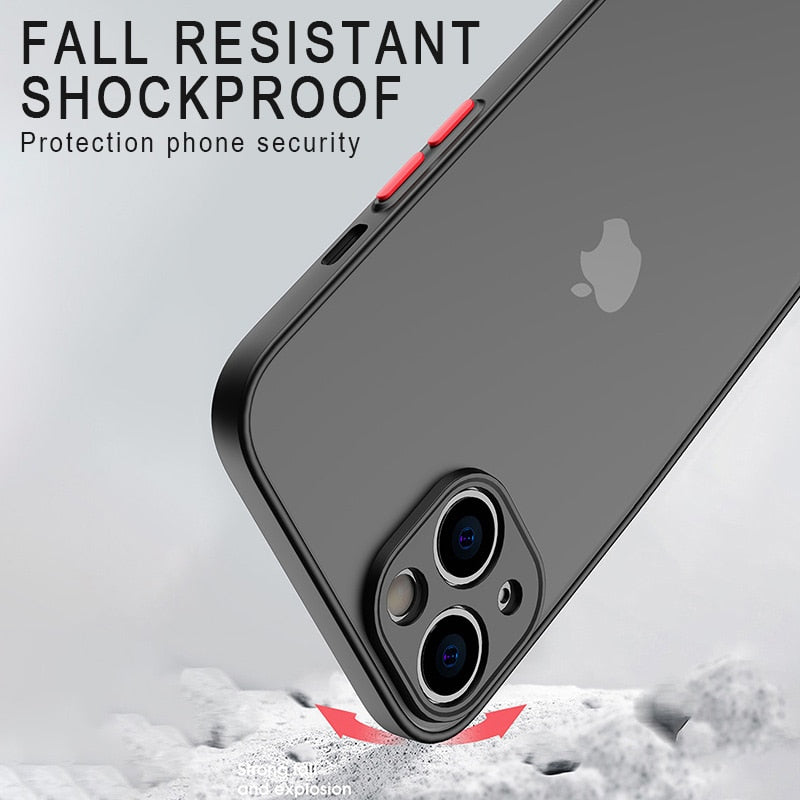 Luxury Clear Silicone Case For iPhone