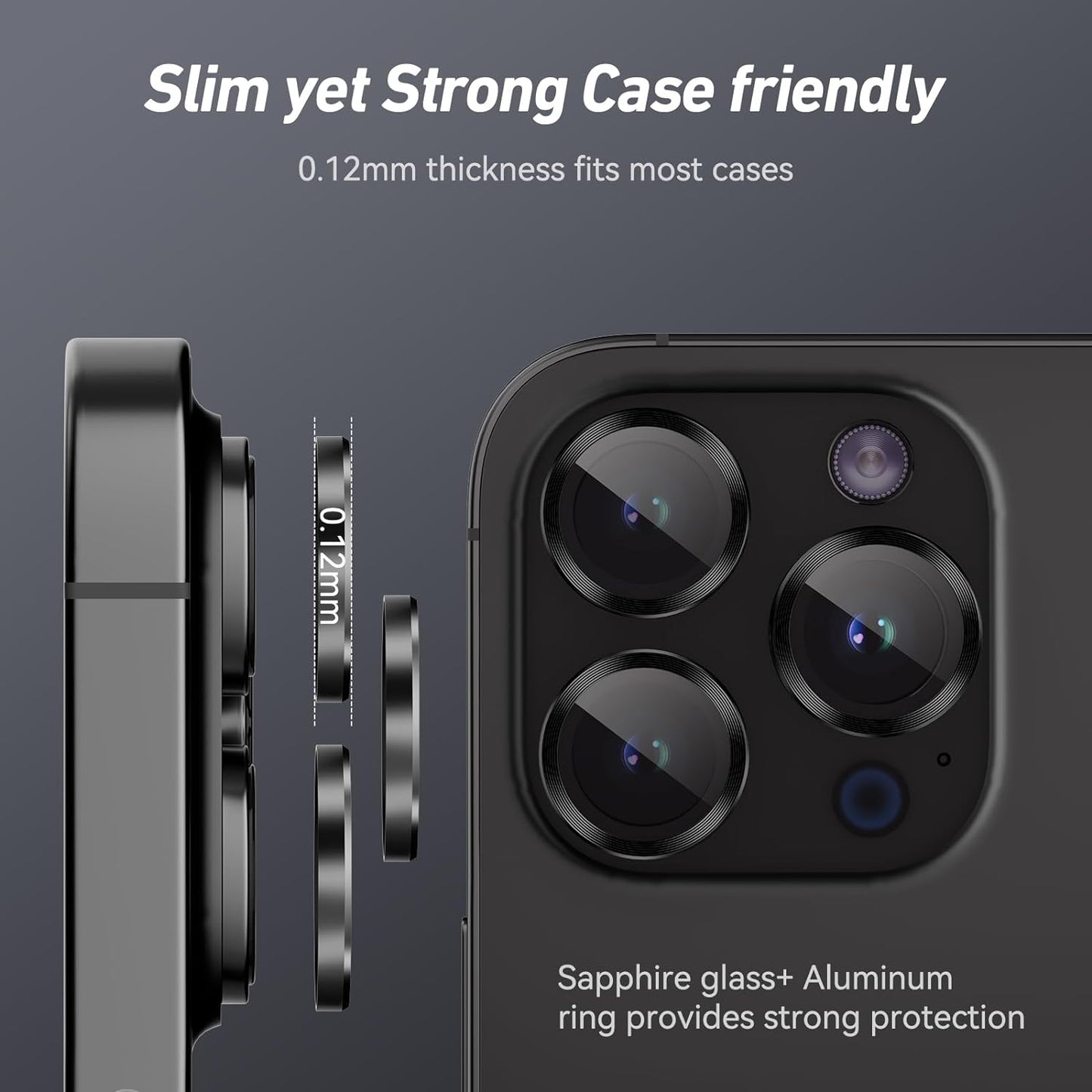 Metal Camera Lens Protector for iPhone