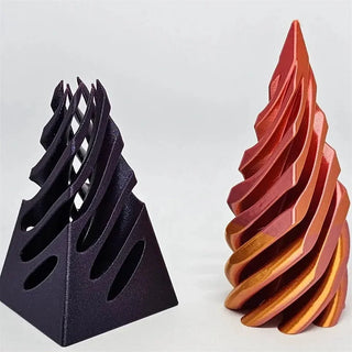 3D Printed Spiral Cone Sculpture