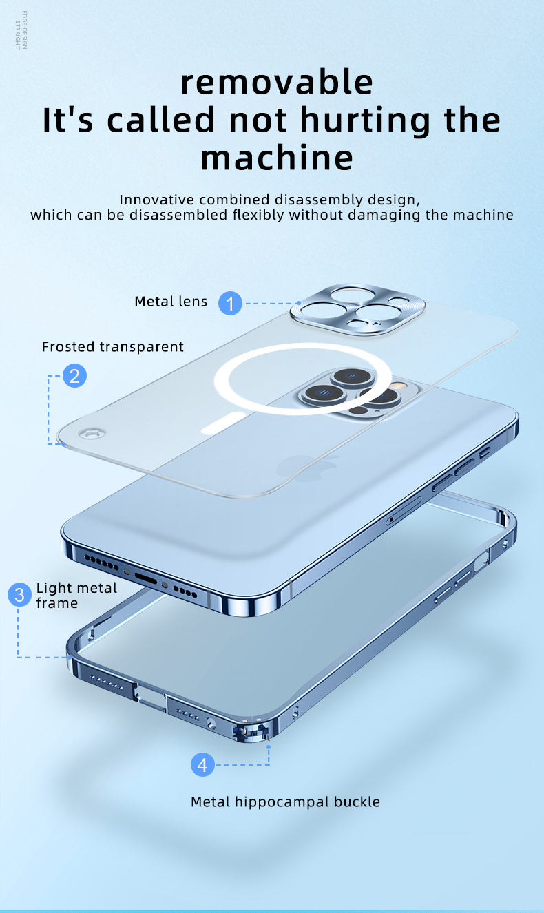 High-end Metal Magnetic iPhone Case